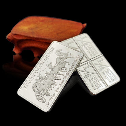 Stagecoach Silver Bar - 1/4 Divisible Bar