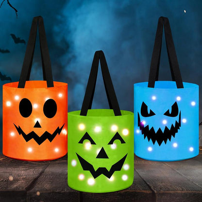 🎃 Halloween LED Candy Buckets | Reusable Trick-or-Treat Bags