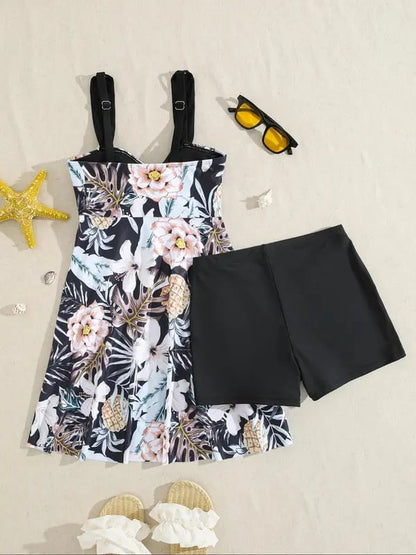 🔥👙2025 Women's V Neck Swimdress