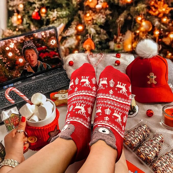 2025  Christmas Socks Advent Calendar - 24 Days of Festive Fun!