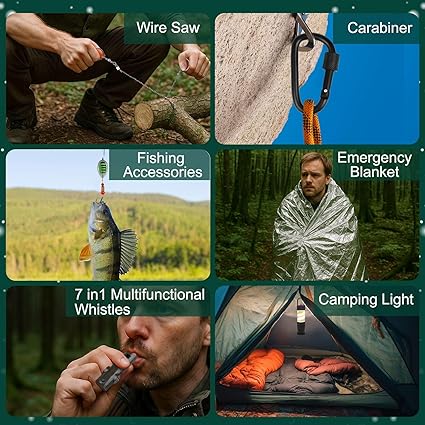 Survival Advent Calendar – 24 Days of Outdoor Gear for Camping, Hiking & Fishing