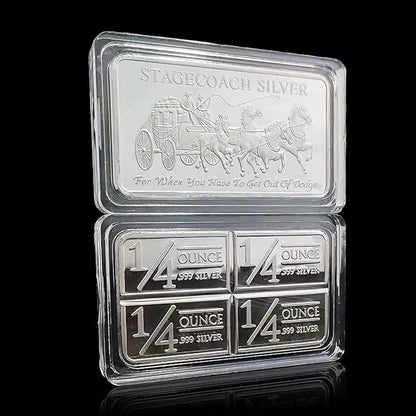 Stagecoach Silver Bar - 1/4 Divisible Bar