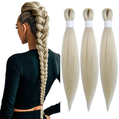 Long  Braiding Hair 20inch Pre Stretched Synthetic Braiding hair Extensions for Braids
