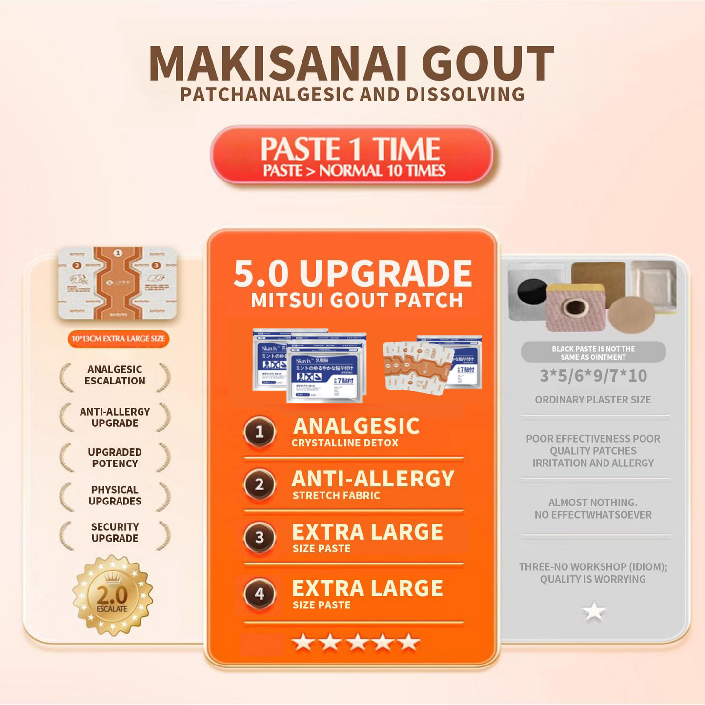 🔥 Herbal Pain Relief Patch for Back, Shoulder & Knee