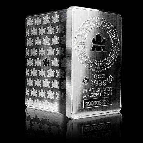 Royal Canadian Mint 10 oz Silver Bar