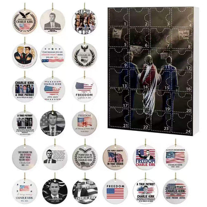 Charlie Kirk Advent Calendar: 24 Days of Surprise Mini Figures