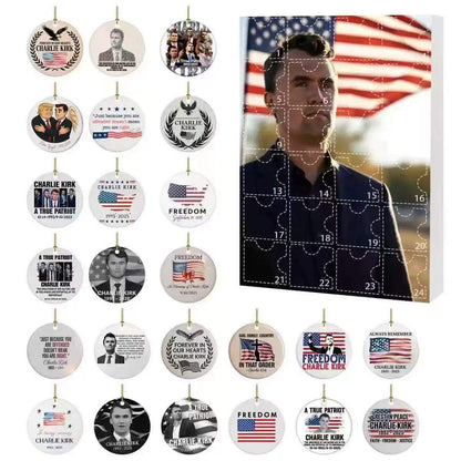 Charlie Kirk Advent Calendar: 24 Days of Surprise Mini Figures