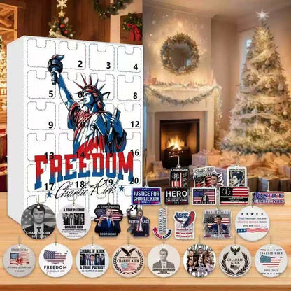 Charlie Kirk Advent Calendar: 24 Days of Surprise Mini Figures