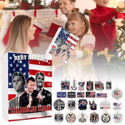 Charlie Kirk Advent Calendar: 24 Days of Surprise Mini Figures