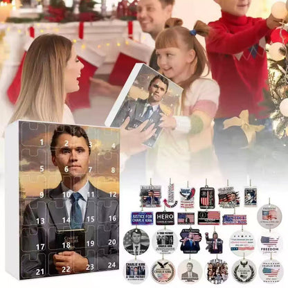 Charlie Kirk Advent Calendar: 24 Days of Surprise Mini Figures