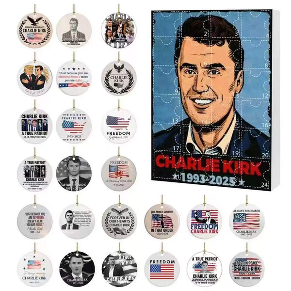 Charlie Kirk Advent Calendar: 24 Days of Surprise Mini Figures