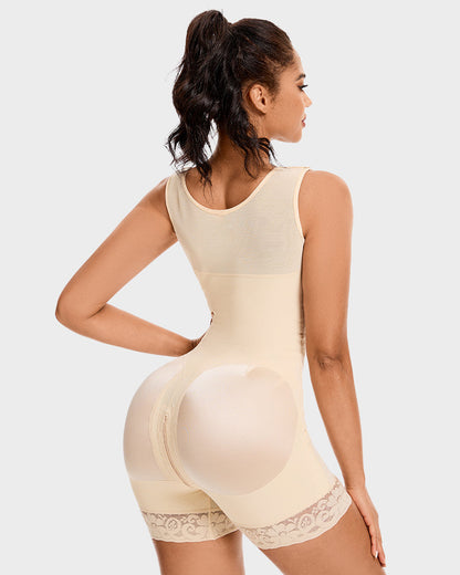 ⏳Limited-Time Offer🎉Extra Plus Size Shaper Bodysuit Tummy Control Shapewear With Bra