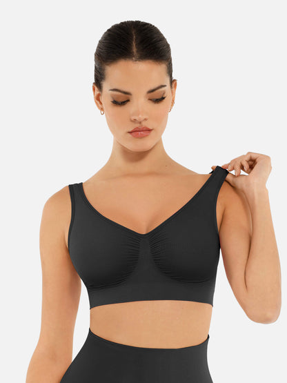 No Underwire Wide Straps Everyday Bra
