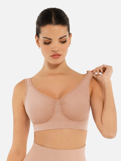 No Underwire Wide Straps Everyday Bra