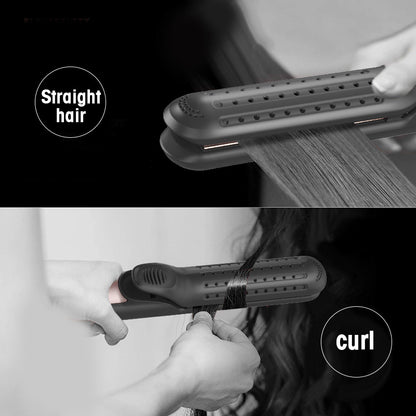 Cold air plywood straight hair curly dual-purpose no-damage curling iron