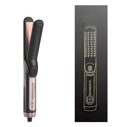 Cold air plywood straight hair curly dual-purpose no-damage curling iron