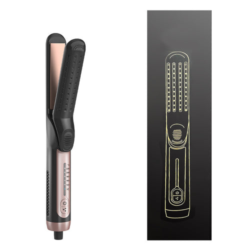 Cold air plywood straight hair curly dual-purpose no-damage curling iron