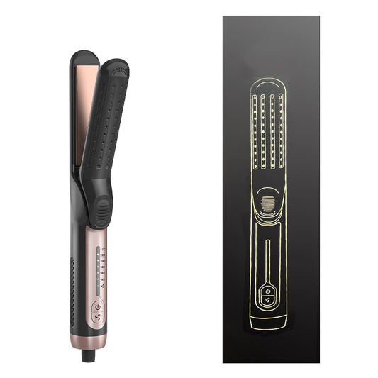 Cold air plywood straight hair curly dual-purpose no-damage curling iron