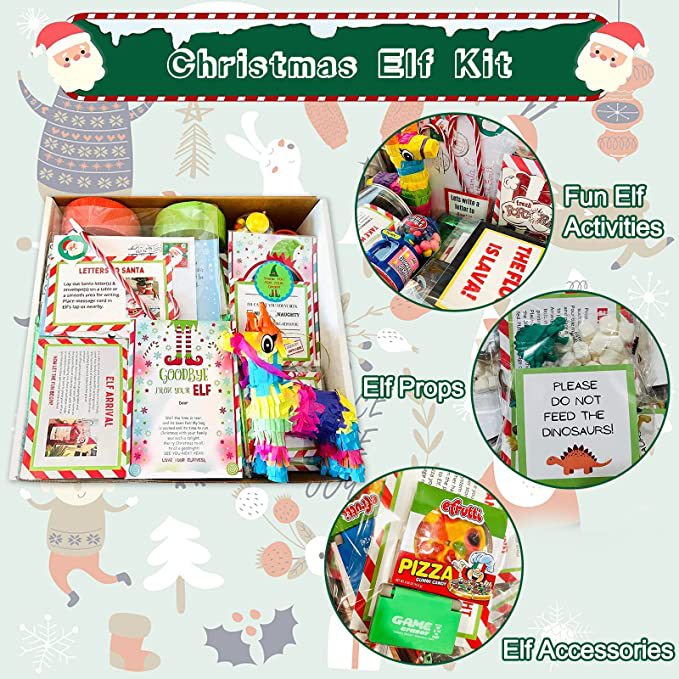 2025 Magical Christmas Elf Kit - 24 Days of Festive Adventures & Holiday Cheer!