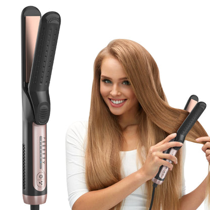 Cold air plywood straight hair curly dual-purpose no-damage curling iron