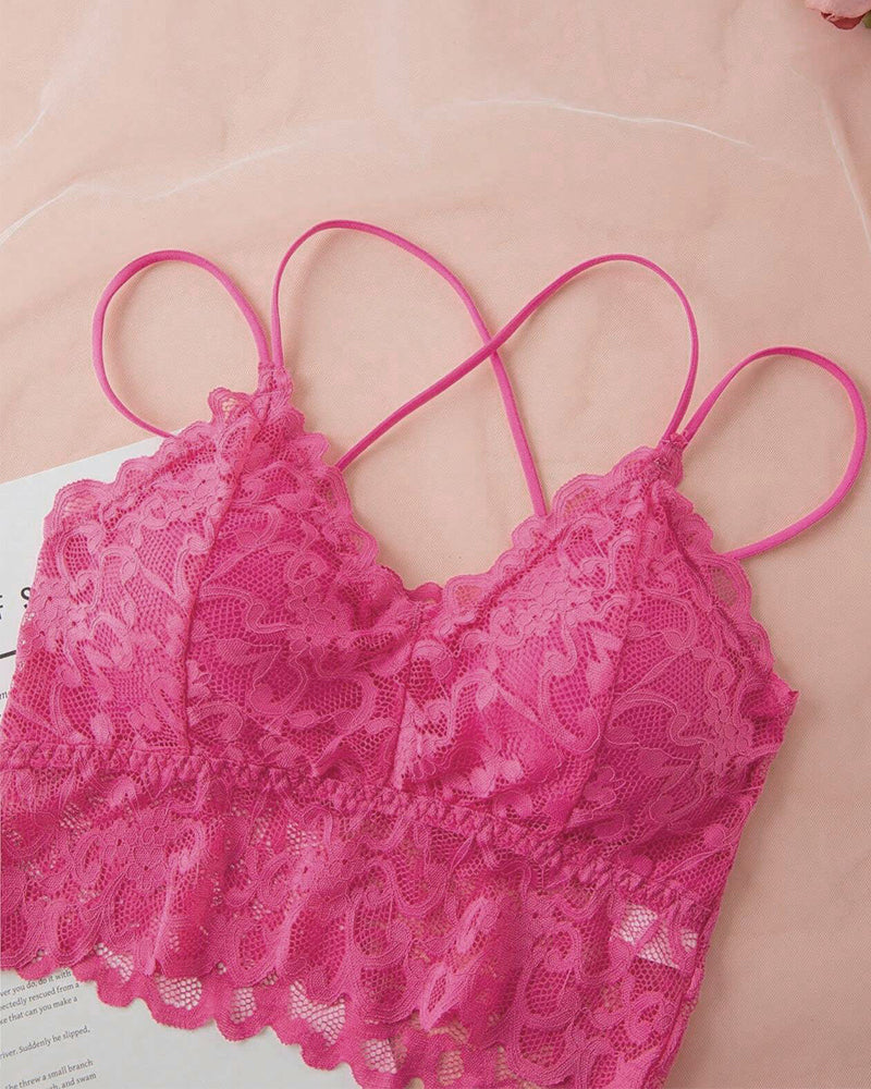 Romantic Lace Bralette & Panty Bundle (4 Sets)