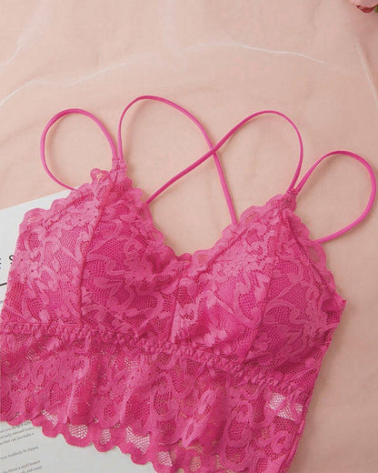 Romantic Lace Bralette & Panty Bundle (4 Sets)