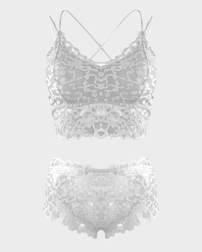 Romantic Lace Bralette & Panty Bundle (4 Sets)