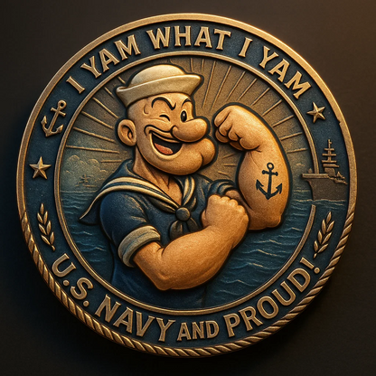 U.S. Navy Commemorative Coin – Anchor of Freedom⚓