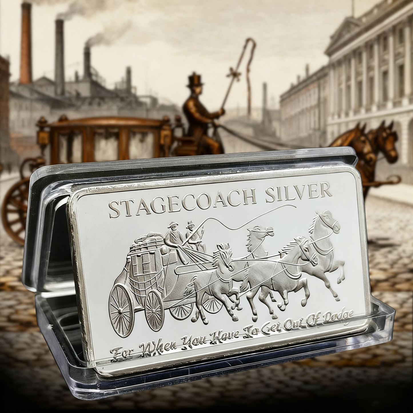 Stagecoach Silver Bar - 1/4 Divisible Bar