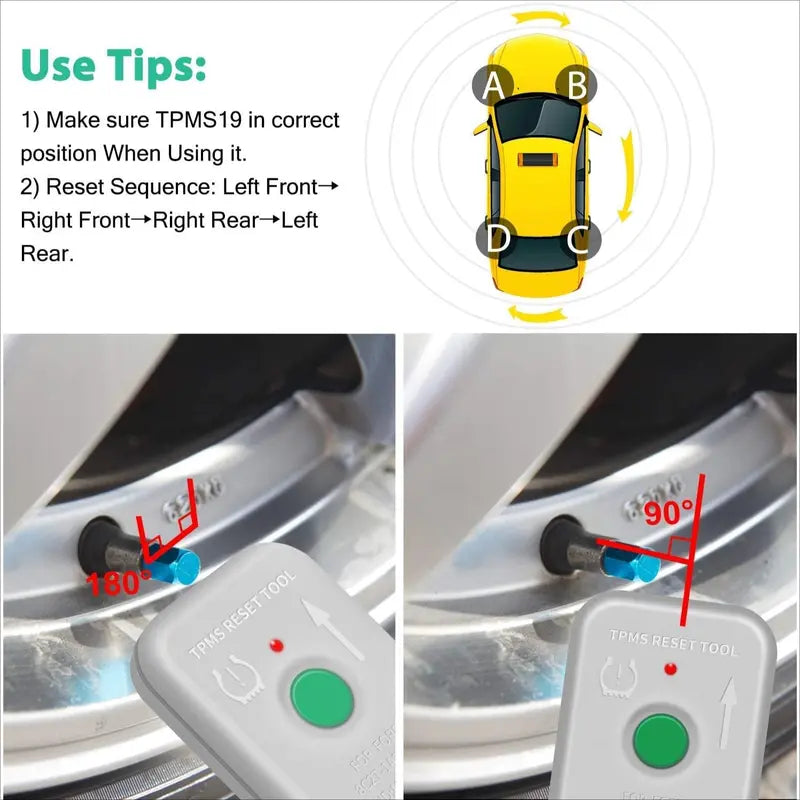 TPMS Reset Tool Sensor Relearn Reset Tool