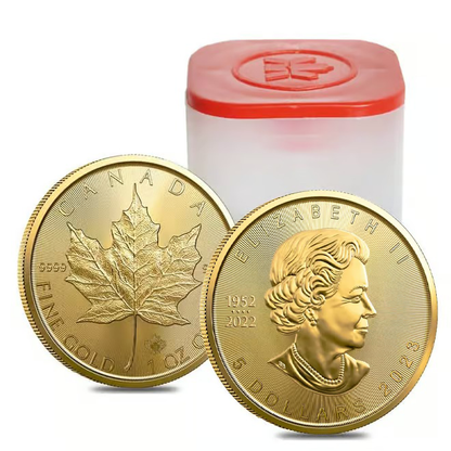 2023 1 oz Canadian Maple Leaf Gold Coin, Uncirculated Condition