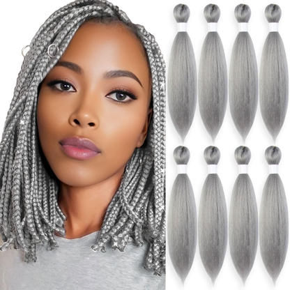 Long  Braiding Hair 20inch Pre Stretched Synthetic Braiding hair Extensions for Braids