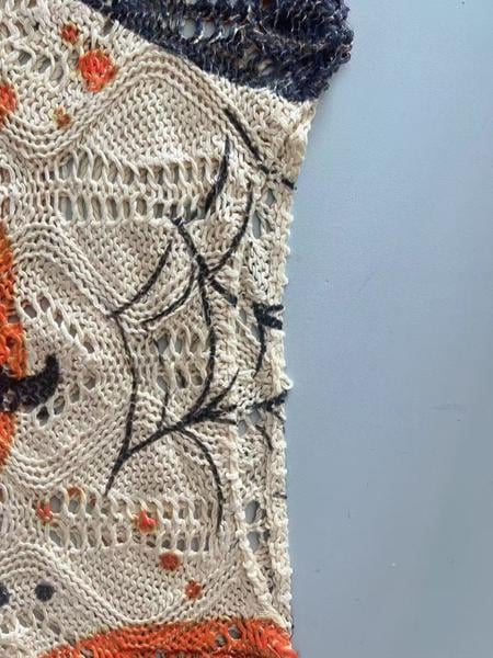 🎃Women's Halloween Pumpkin Print Long Sleeve Knit Top, Spring Summer Fall Wear