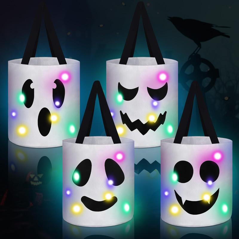 🎃 Halloween LED Candy Buckets | Reusable Trick-or-Treat Bags