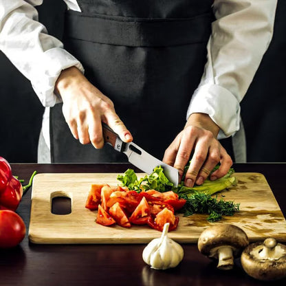 440C Stainless Steel Wood Handle Portable Chef Knife