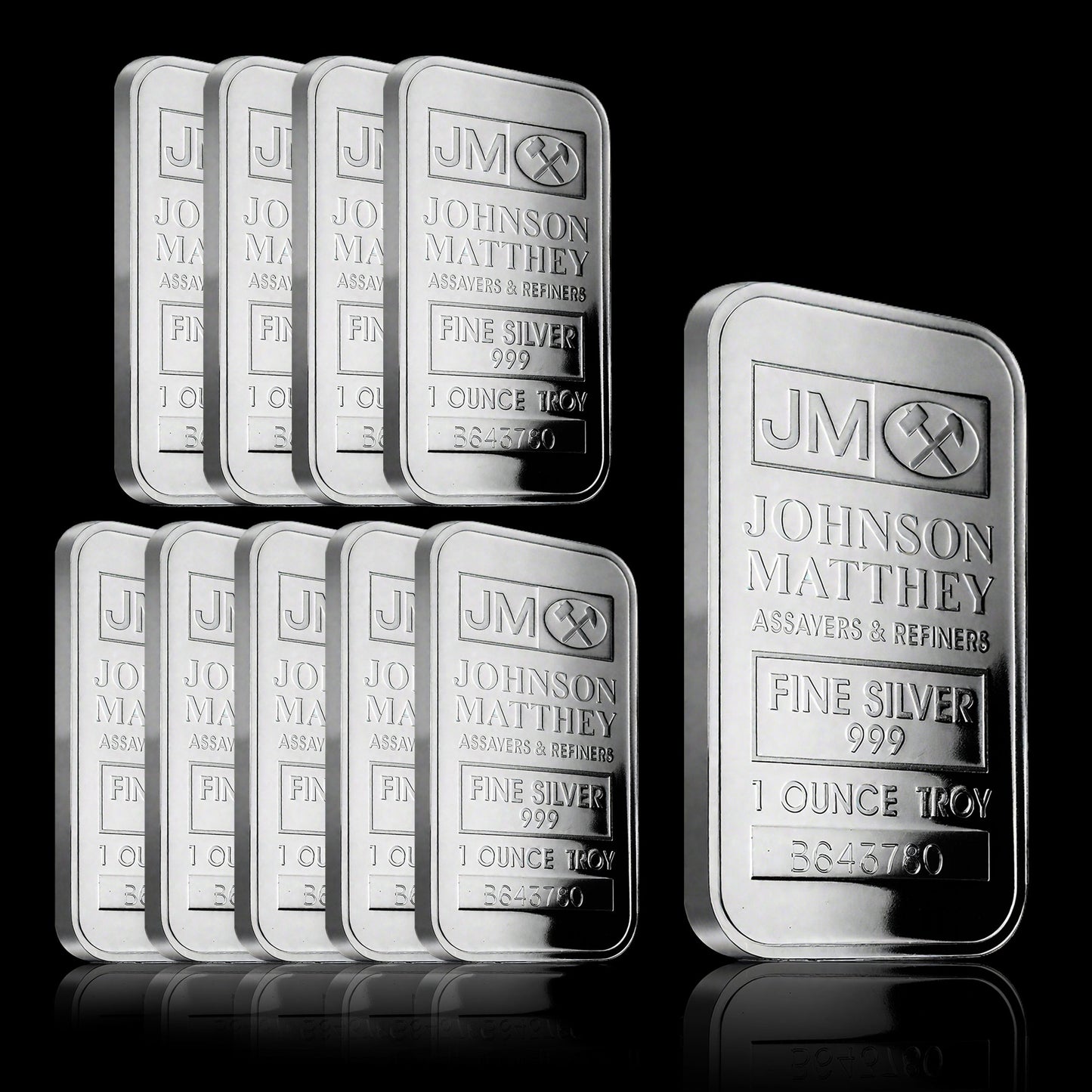 Johnson Matthey Silver Bars