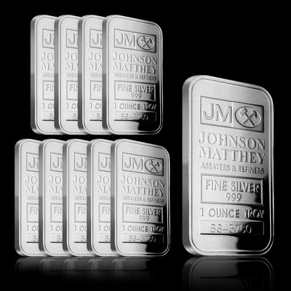 Johnson Matthey Silver Bars