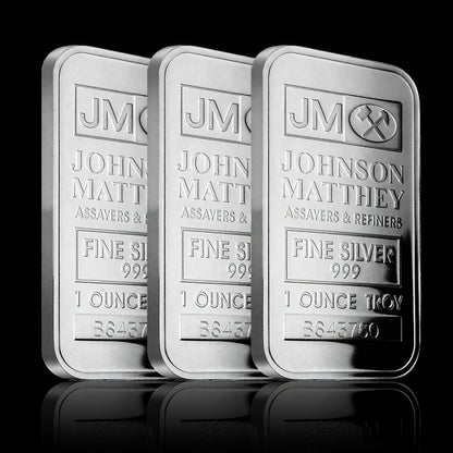 Johnson Matthey Silver Bars