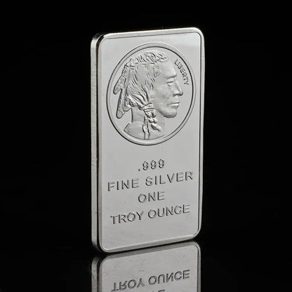 10 oz Silvertowne Mint Buffalo Silver Bar