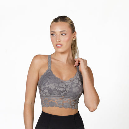 Deluxe Racerback Lace Bralette*Final Sale*