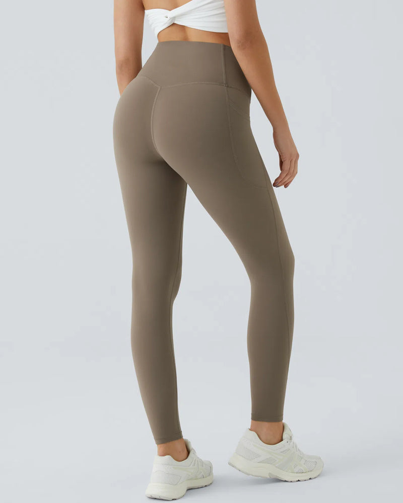 High Waisted Tummy Control Shaping Training Leggings
